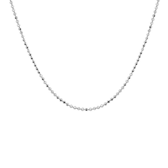 Giani Bernini Sterling Silver bead link chain 16”Necklace - Picture 3 of 6